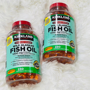 Kirkland Wild Alaskan Fish Oil 1400mg 230 Softgels