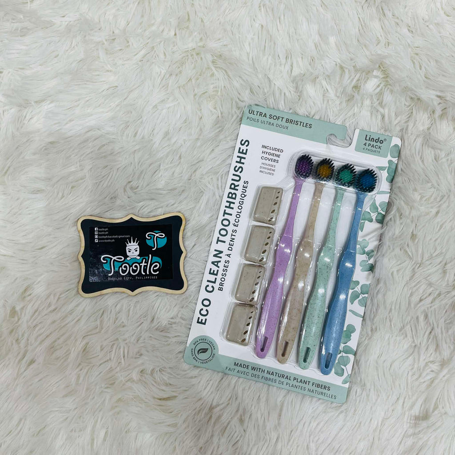 Lindo 4 Pack Ultra Soft Bristles Toothbrush