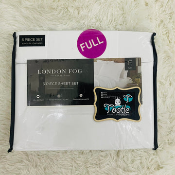 London Fog 6 piece Sheet Set