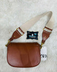 Zara Small Saddle Bag Brown