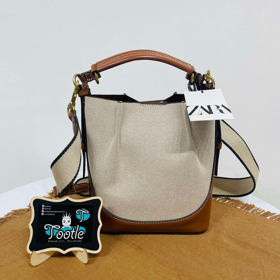 Zara Bucket Bag Brown