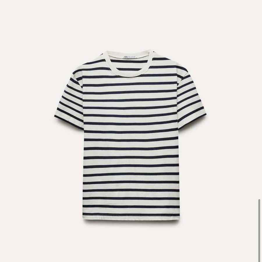 Zara Blue Stripe Size Large