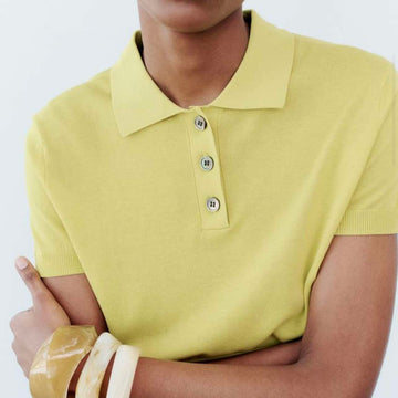 Zara Blouse Yellow Size Medium