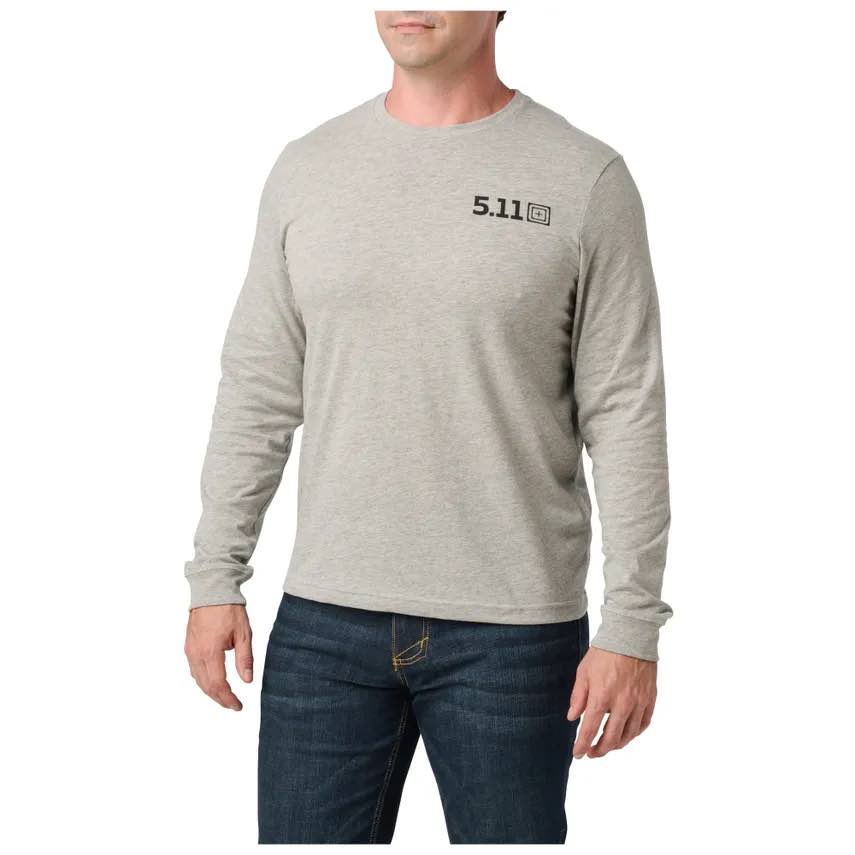 511 Long Sleeves Heather Gray Size Small