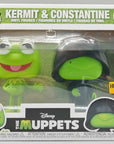 KERMIT & CONSTANTINE 2 Pack HT Exclusive Disney The MUPPETS Funko Pop Tootle ph