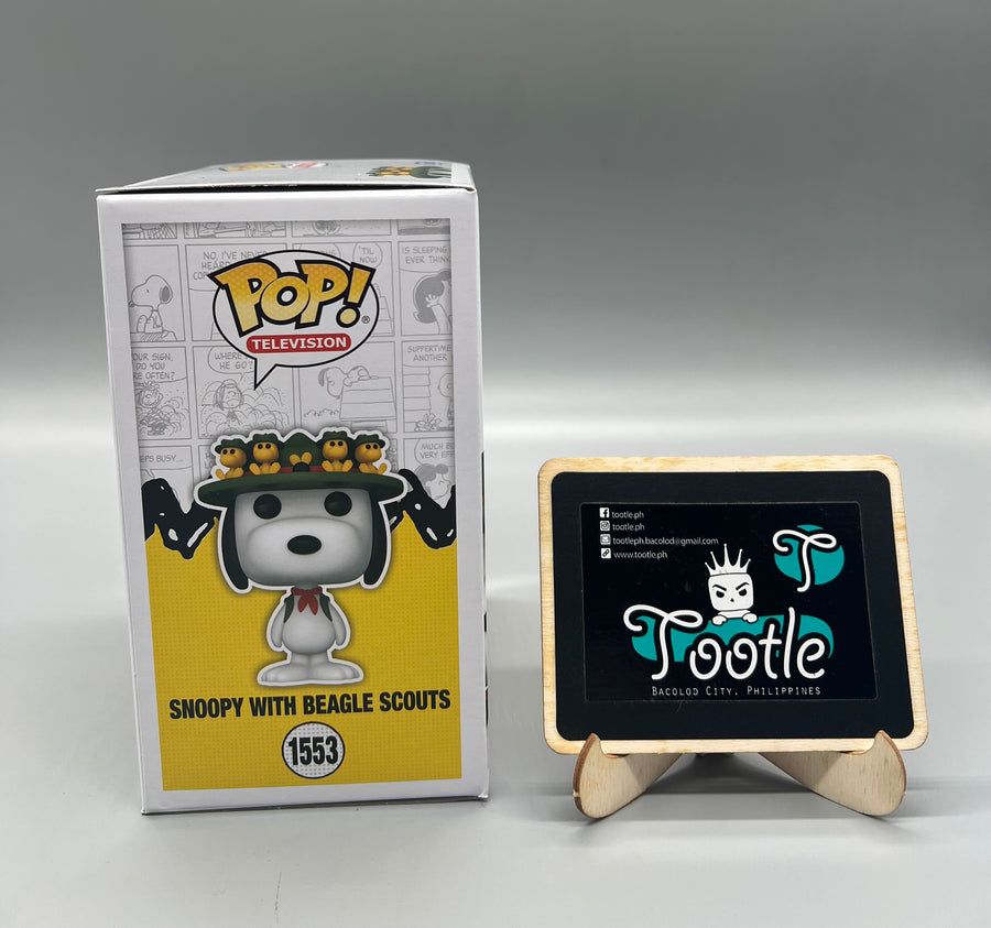 SNOOPY with Beagle Scouts 1553 2024 Summer Convention Limited Edition Funko Pop TV Tootle Ph