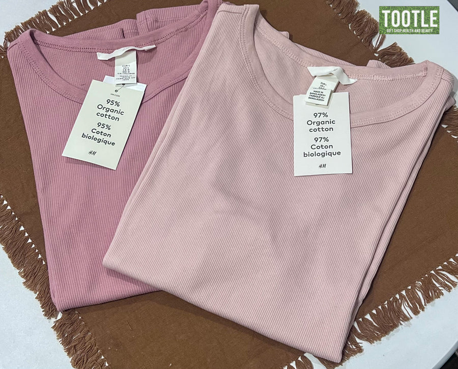 H & M Basic Rib Shirt Women