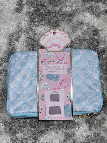 Wandering Moon Compression Packing Cubes 2 Pieces Travel Set
