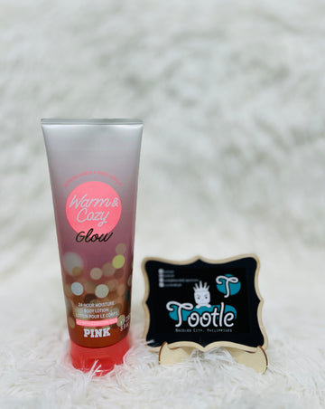 Pink Body Lotion Warm & Cozy Glow