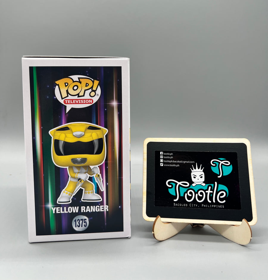 YELLOW RANGER 1375  Power Rangers Funko Pop Television Tootle Ph