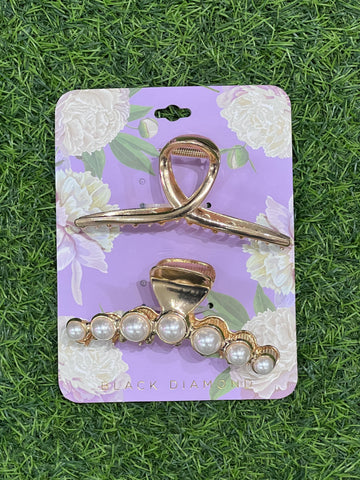 Black Diamond 2 PCs Hair Clamp