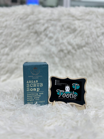 Sapone Artigianale Scented Scrub Bar Argan