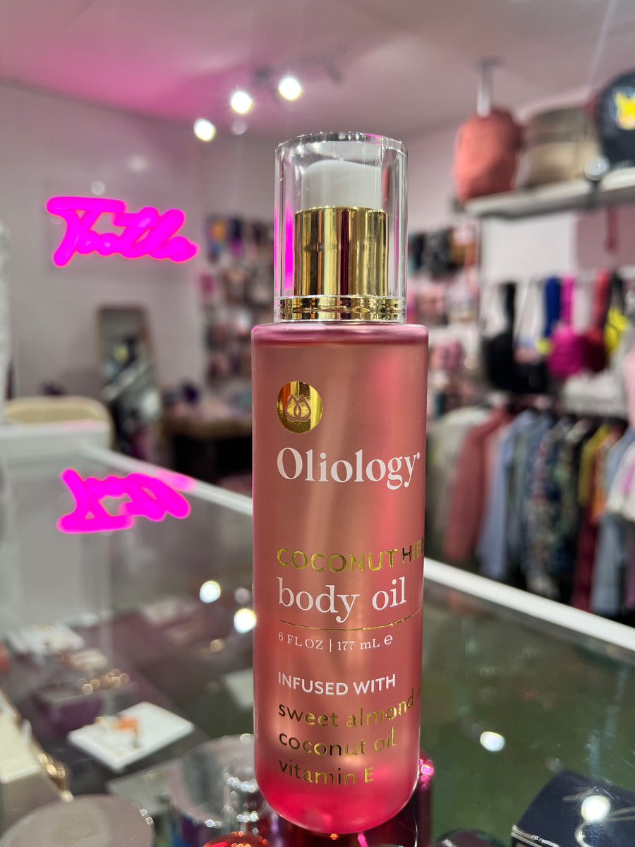 OLIOLOGY COCONUT HIBISCUS BODY OIL 177 ML.