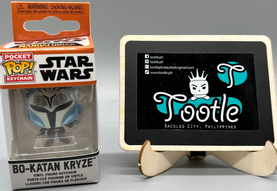 BO KATAN KRYZE Pop! Keychain The Mandalorian S9 Funko Pocket Pop Tootle ph