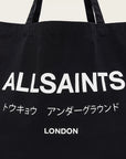 All Saints Underground Tote Bag  Black