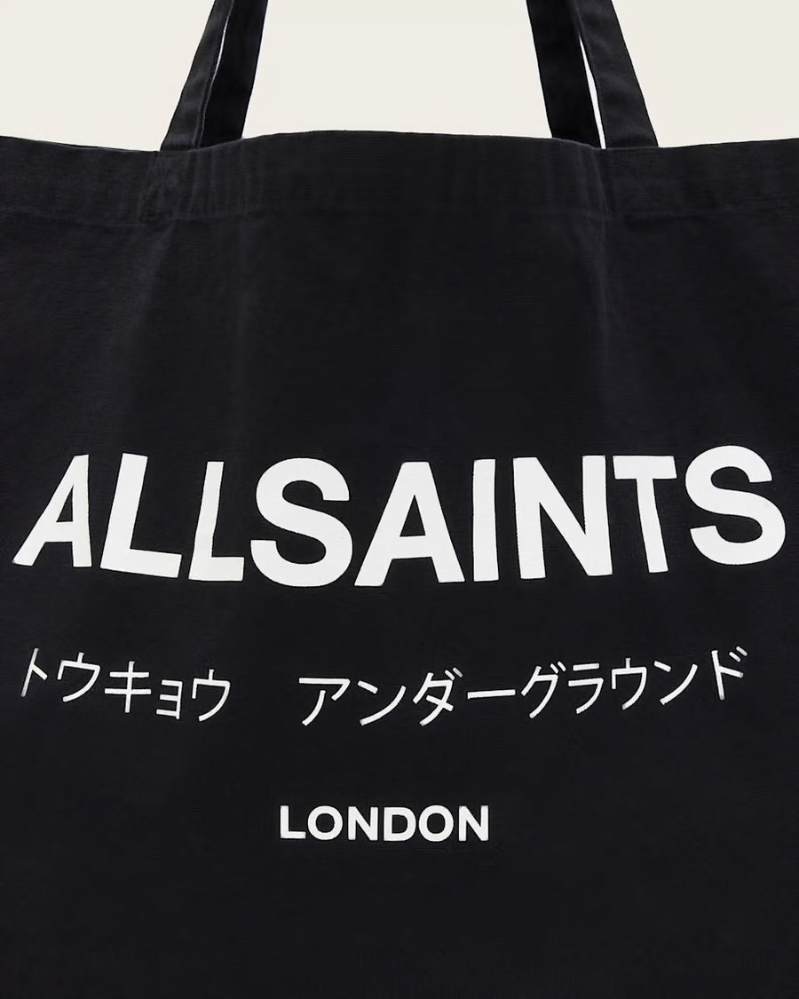 All Saints Underground Tote Bag  Black