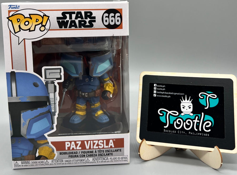 PAZ VIZSLA 666 Star Wars The Mandalorian Funko Pop Tootle ph