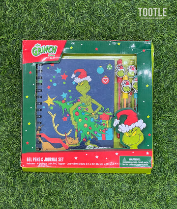 THE GRINCH GEL PENS & JOURNAL SET