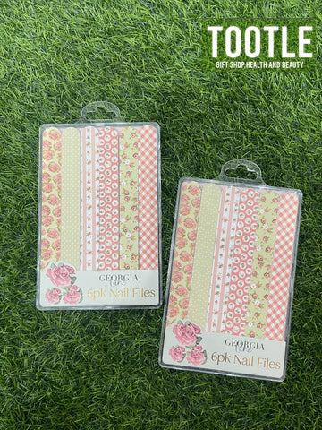 GEORGIA LANE /6PK NAIL FILES