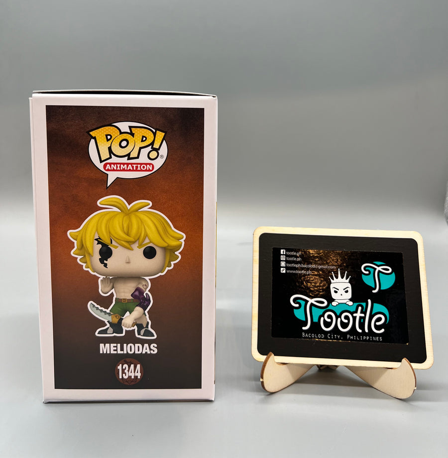 MELIODAS 1344 The Seven Deadly Sin GLOW CHASE LE PX Previews  Funko Pop Animation Tootle Ph