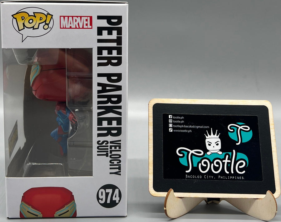 PETER PARKER  Velocity Suit 974 EE Exclusive GamerVerse  Spider Man Funko Pop Tootle Ph