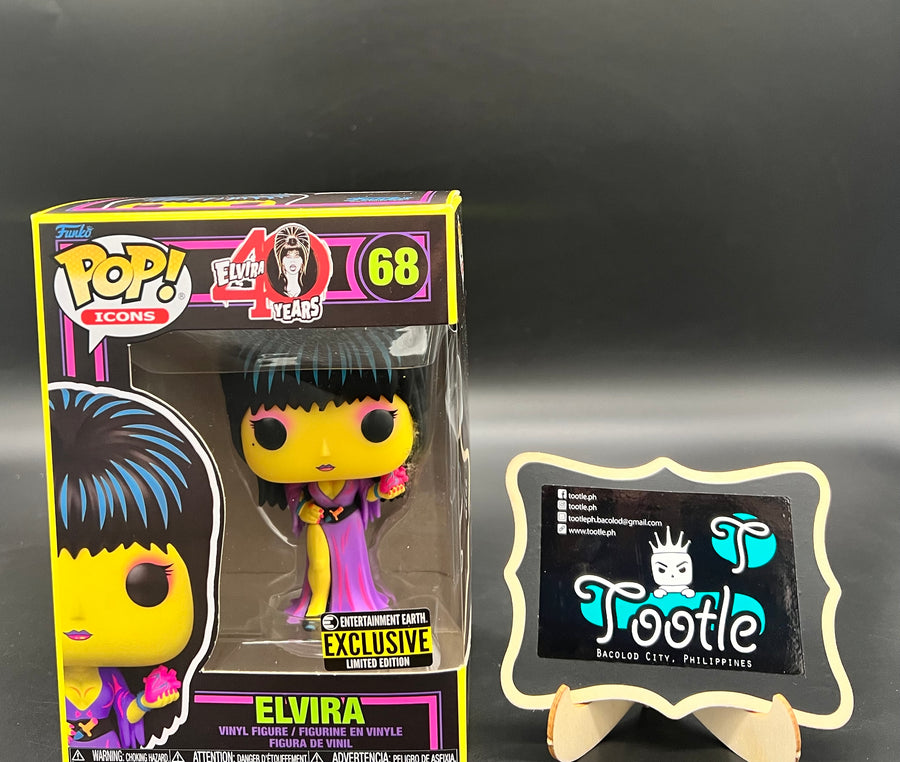 EVIRA 68 EE Exclusive Black Light Edition Elvira 40 Years Funko Pop Icons Tootle ph