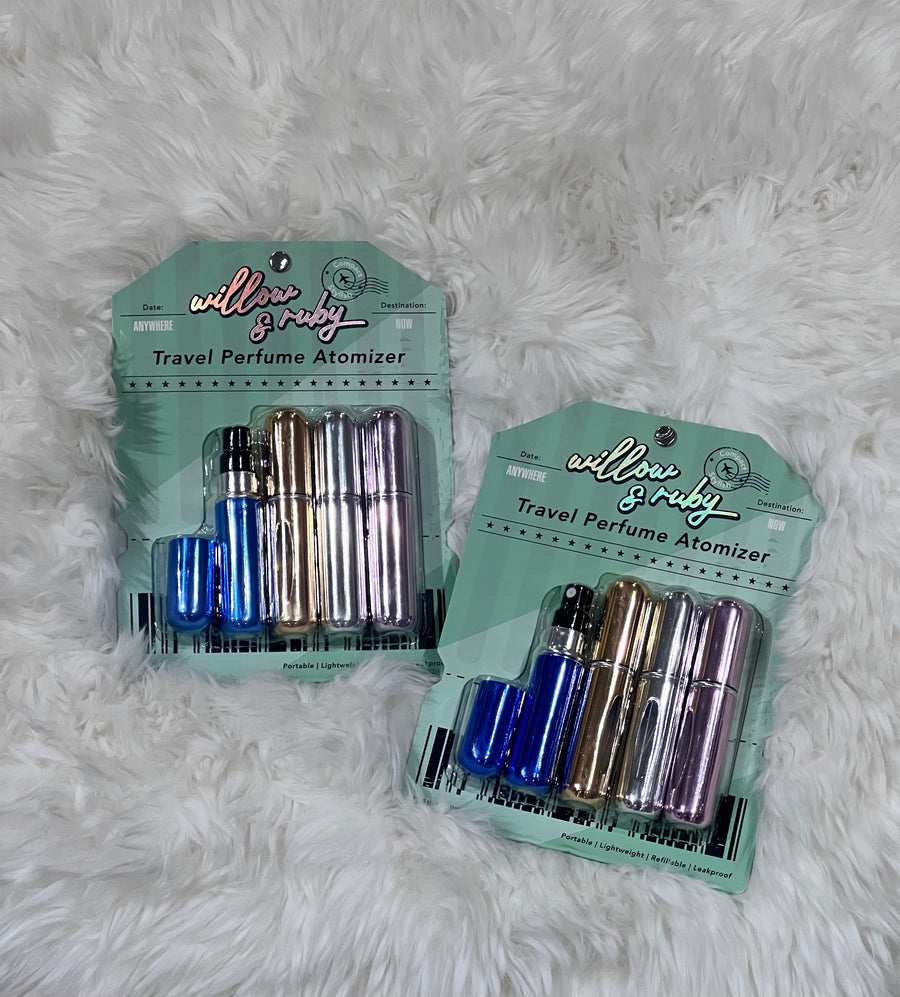 Willow and Ruby Mini Travel Size Atomizer 4 pcs