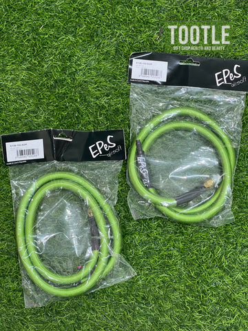 EPeS Airsoft Soft & Flexible Mk.III Braided HPA Hose (Color: Spring Green / 100cm)