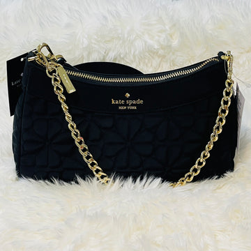 Kate Spade Flower Quilted Fabric Convertible Crossbody