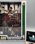 NBA SLAM Giannis Antetokounmpo Funko Pop! Cover Figure #15 with Case