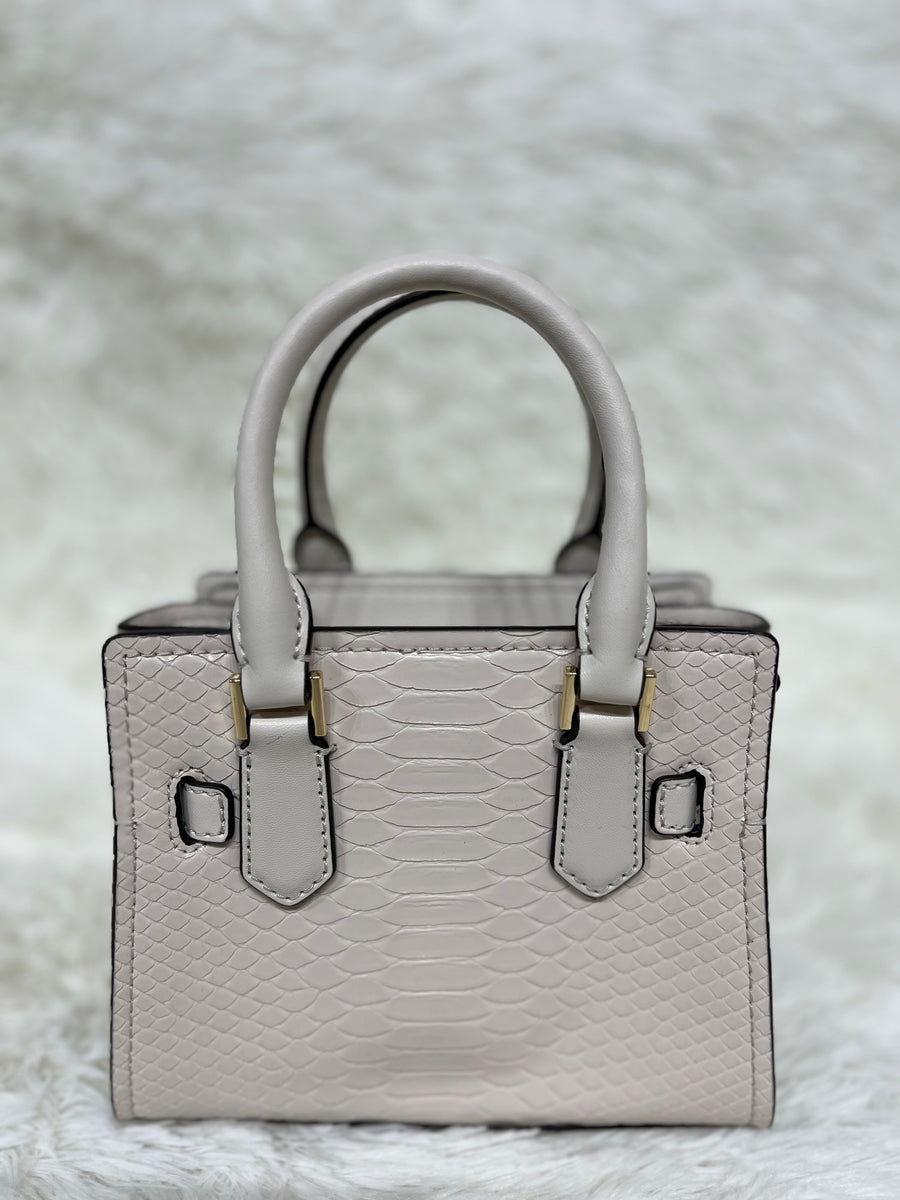 Michael Kors XS SATCHEL CROSSBODY IN WHITE