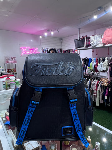 Funko Logo flap Backpack Metal Buckle Lock