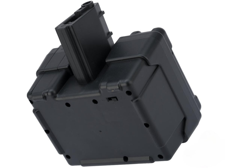 Matrix 2000rd LMG Auto Winding HI CAP Magazine for M4/m16 Series Airsoft AEG Rifles Box Mag