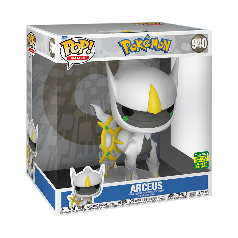 ARCEUS 940 2024 Summer Convention LE Pokemon Funko Pop Games JUMBO Tootle ph