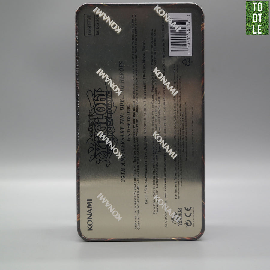 DUELING HEROES Yugioh TCG  25th Anniversary TIN Konami Tootle ph