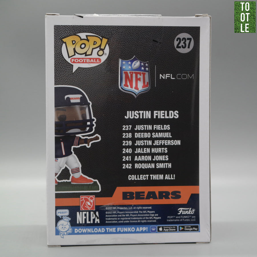 JUSTIN FIELDS 237 NFL BEARS Funko Pop Football Tootle ph