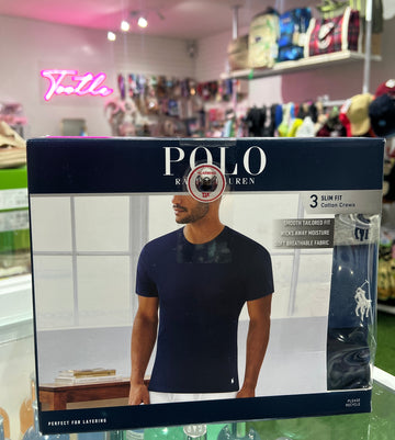 Polo 3 Sum Fit Black Gray Blue