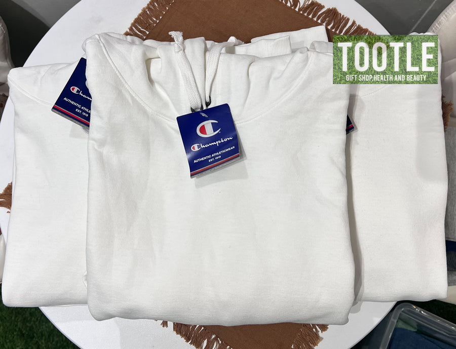 CHAMPION HOODIE XL WHITE