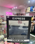 Express Crew Neck 3 Pack Medium
