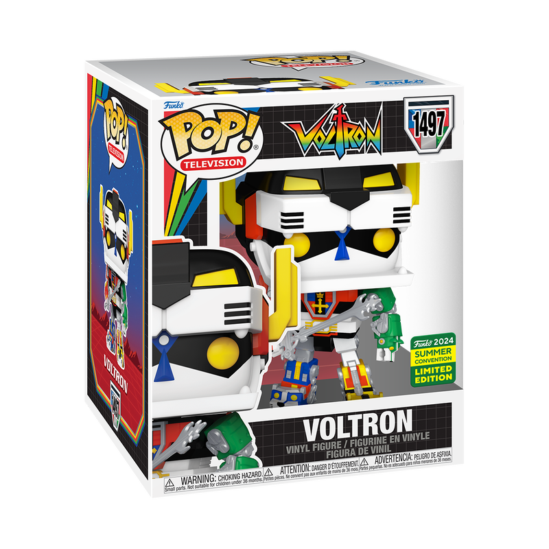 VOLTRON 1497 Funko 2024 Summer Convention LE  Super Sized Funko Pop TVTootle Ph