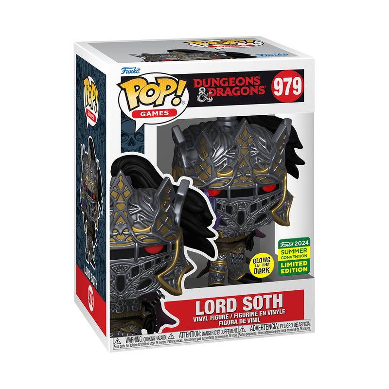 LORD SOTH 979 GITD 2024 Summer Convention LE Dungeons & Dragons Funko Pop Tootle Ph