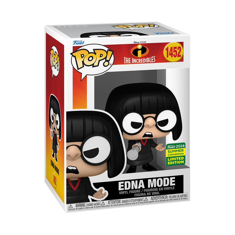 EDNA MODE 1452 2024 Summer Convention LE Pixar The Incredibles Funko  Pop Tootle ph