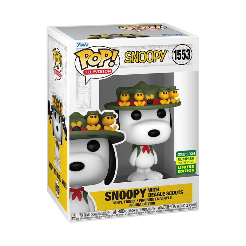 SNOOPY with Beagle Scouts 1553 2024 Summer Convention Limited Edition Funko Pop TV Tootle Ph