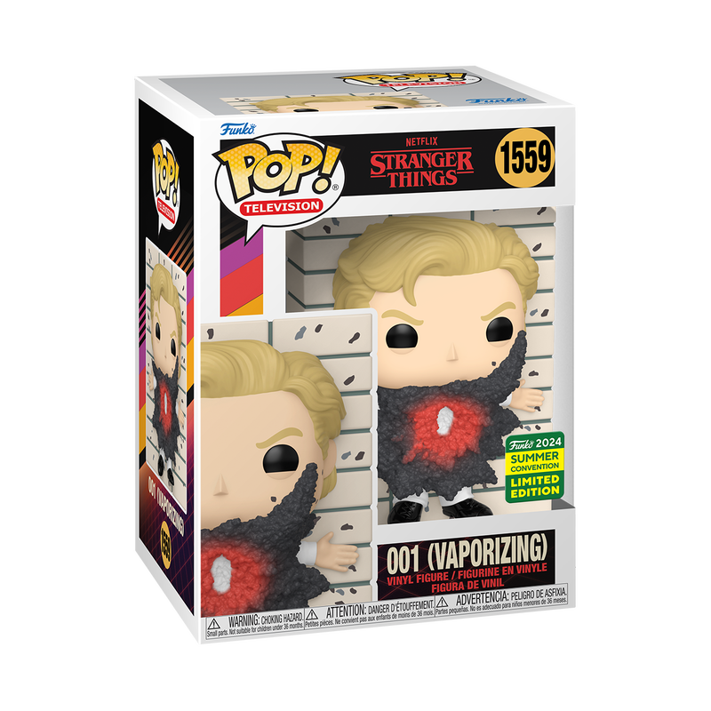 001 VAPORIZING 1559 2024 Summer Convention LE Stanger Things Funko Pop TV Toole ph