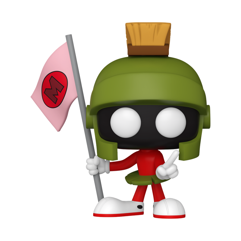 Looney Tunes Marvin The Martian with Martian Flag