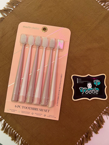 Marie Claire 6 pcs Toothbrush