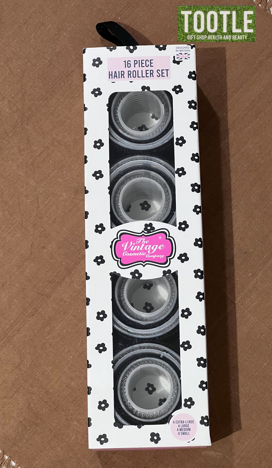 The Vintage Cosmetics 16 pcs Hair Rollers Set