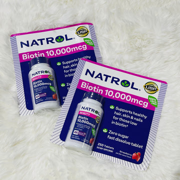 Natrol Biotin 10,000mcg 250 Tablets