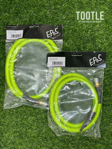 EPeS Airsoft Soft & Flexible Mk.III Braided HPA Hose (Color: Neon Green / 100cm)