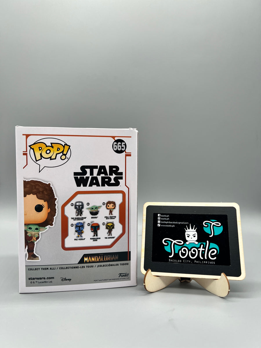 PELI MOTTO with GROGU 665 Star Wars The Mandalorian Funko Pop Tootle Ph